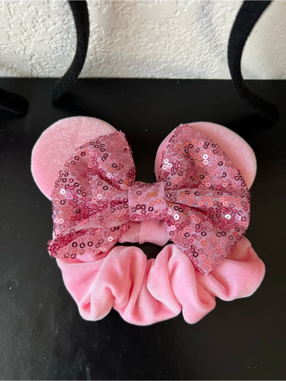 Disney Minnie Mouse Ears Headband & Scrunchie Bundle for Kids - Set of 3